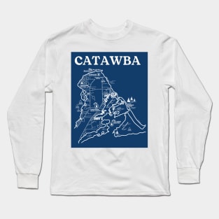 Catawba Map Long Sleeve T-Shirt